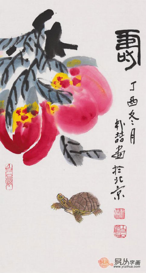 精品寫意花鳥畫鑒賞,齊白石孫媳樸喆作品
