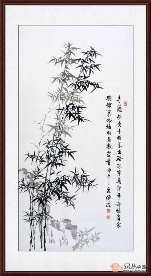 字畫(huà)收藏選李傳波國(guó)畫(huà)竹子 有品位有眼力