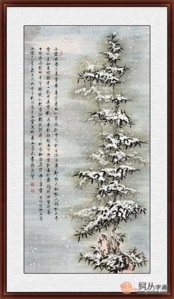 字畫(huà)收藏選李傳波國(guó)畫(huà)竹子 有品位有眼力