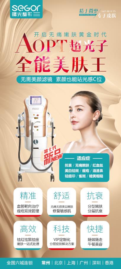 新品推薦|AOPT超光子嫩膚強勢入駐常州曙光整形醫(yī)院