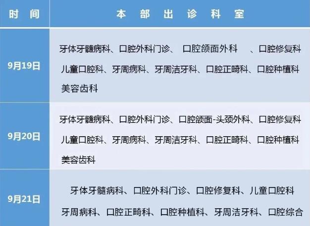 【通知】武漢仁愛(ài)口腔醫(yī)院節(jié)假日不停診—“中秋節(jié)”門診工作安排!