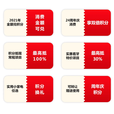 中家醫(yī)家庭醫(yī)生口腔24周年慶感恩回饋,好禮不容錯(cuò)過(guò)!
