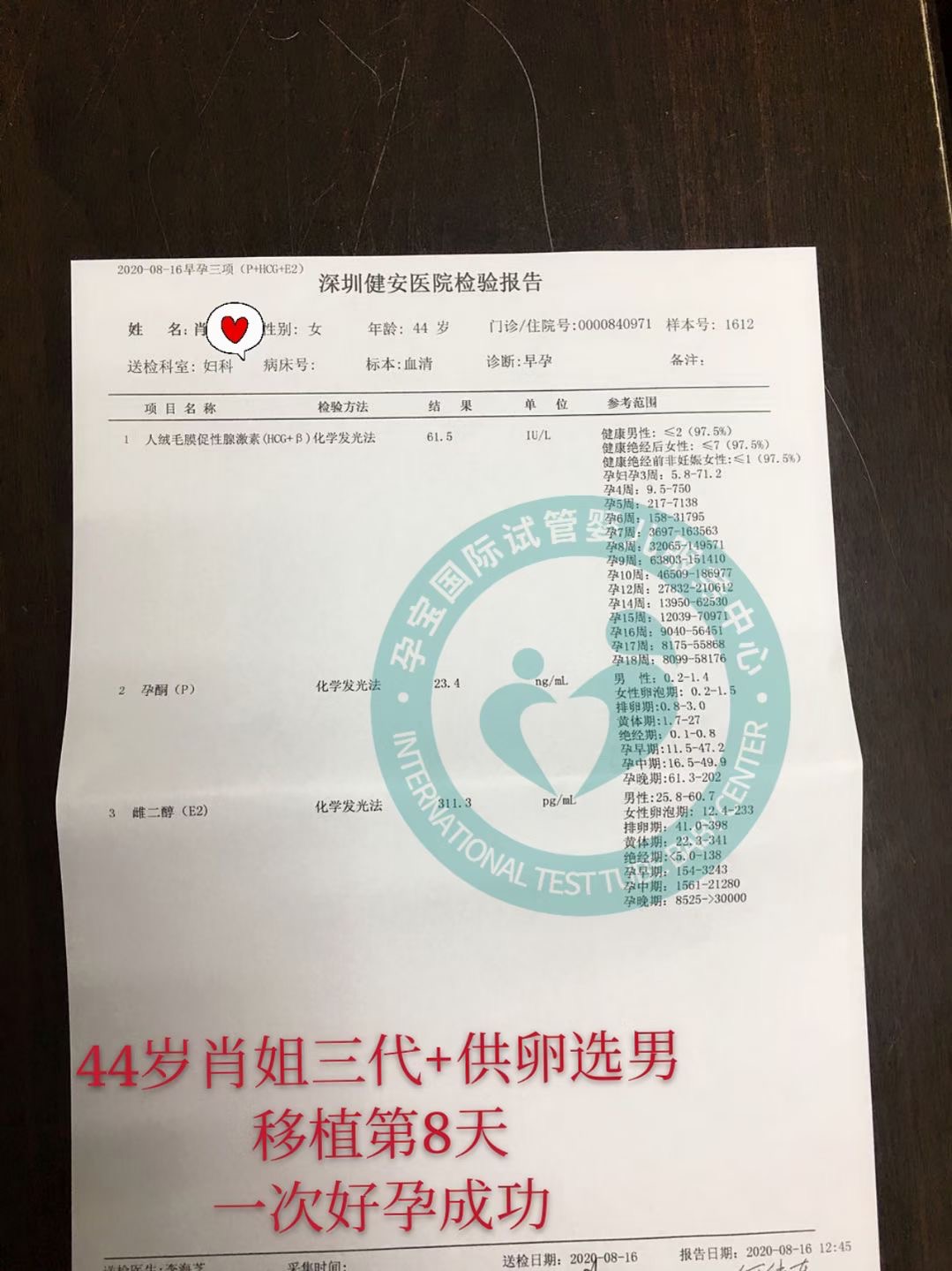 孕寶國際試管成功案例