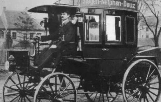 世界上最早的公交車,馬達式公共汽車只能坐6個人