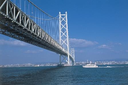 世界上最長(zhǎng)的吊橋,全長(zhǎng)3911米的明石海峽大橋打破記錄