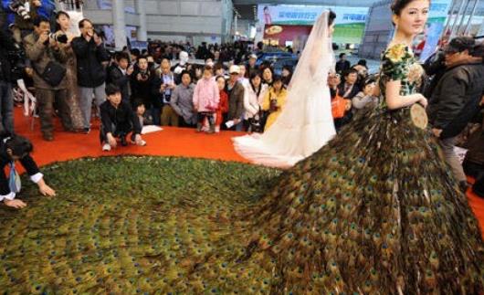 世界上最貴的婚紗 售價1200萬美元 鑲嵌1000顆鉆石 總重達(dá)150克拉
