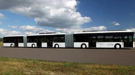 世界上最長的公交巴士 德國制造超級公交車能乘坐266人