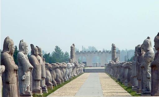 中國(guó)石像最多的陵墓 明皇陵共有三十六對(duì)石像