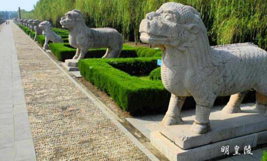 中國(guó)石像最多的陵墓 明皇陵共有三十六對(duì)石像