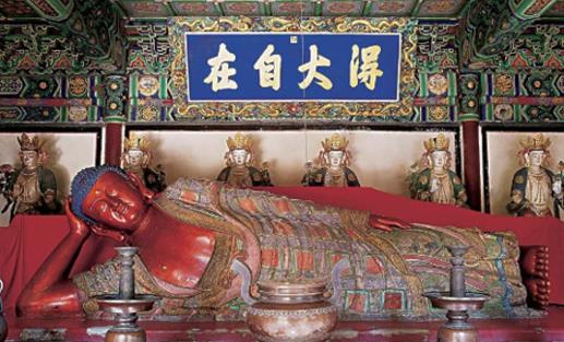 世界最大的銅臥佛 釋迦牟尼涅槃銅像長(zhǎng)5米