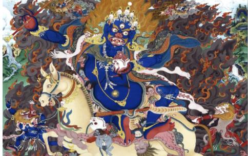 世界最大型的古代醫(yī)藥彩圖 唐卡藏醫(yī)掛圖每幅長(zhǎng)80-100厘米 寬60—80厘米