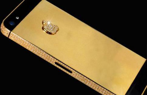 世界上最貴的手機 黃金鉆石定制版iphone5約1億元人民幣