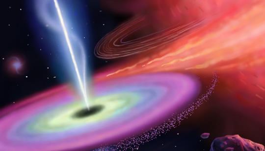 引力最強(qiáng)的星體 黑洞吞噬鄰近宇宙區(qū)域的所有光線和任何物質(zhì)