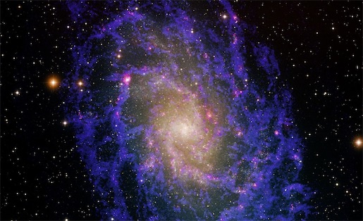 宇宙中移動(dòng)最慢的星系 M33一年內(nèi)轉(zhuǎn)了千分之八度