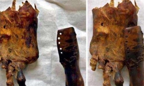世界上最古老的假肢 距今3000年的古墓主人大腳趾