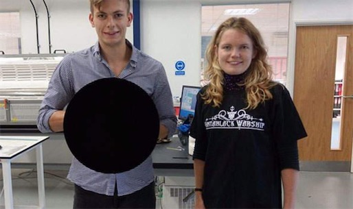 世界上最黑的物質(zhì) 毫微管物質(zhì)“Vantablack”