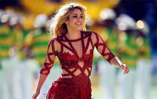 第一個在Facebook上獲得1億點(diǎn)贊的人 “拉丁電臀皇后”的Shakira