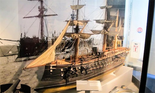 最早的鐵甲艦 法國(guó)造船總監(jiān)洛姆設(shè)計(jì)出“光榮”號(hào)