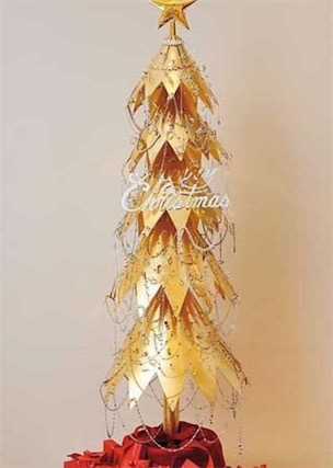 世界上最昂貴的圣誕樹 一顆24K金圣誕樹成本為1680000美元