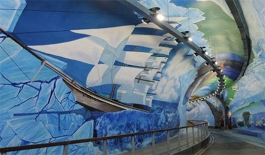 世界最大永久3D立體地畫 青島現(xiàn)面積達(dá)2,632平方米的3D隧道畫
