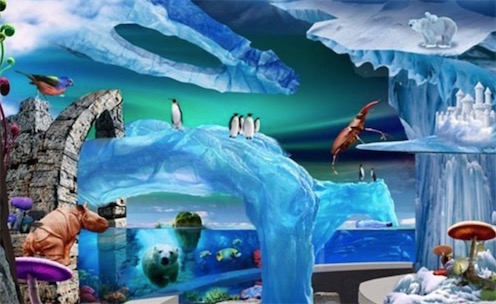 世界最大永久3D立體地畫 青島現(xiàn)面積達(dá)2,632平方米的3D隧道畫