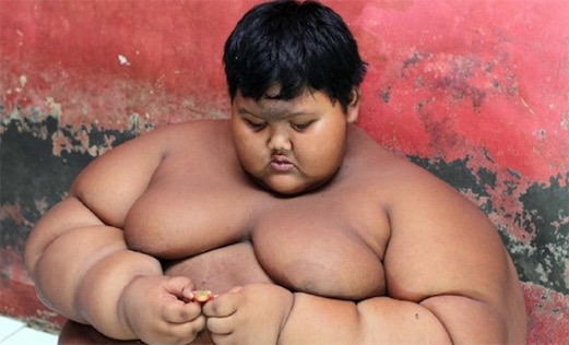 世界最重男孩 10歲雅利亞-帕瑪納重384斤