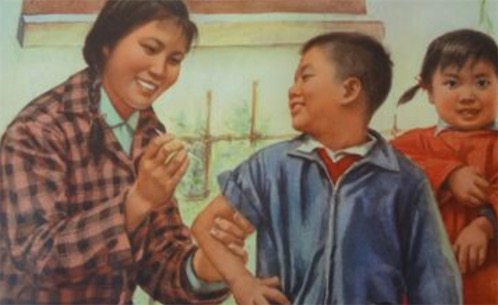 第一個種牛痘的人 琴納在1796年為一小孩接種牛痘