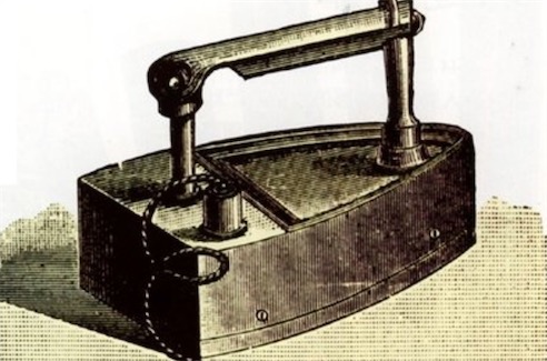 最早的電慰斗 美國亨利在1882年發(fā)明