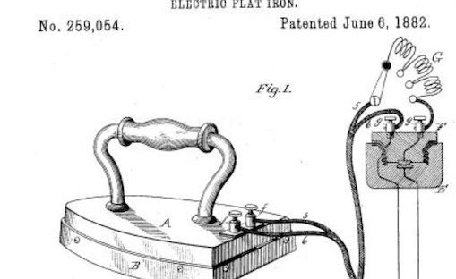 最早的電慰斗 美國亨利在1882年發(fā)明