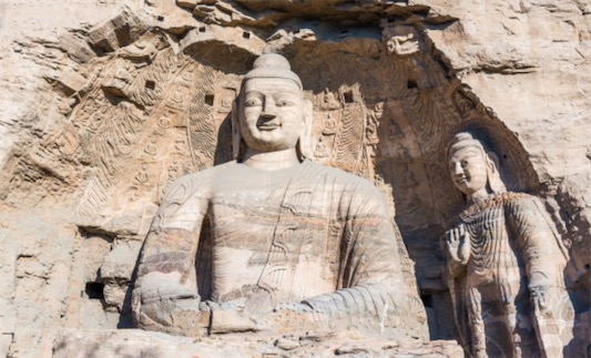 中國古代佛像最多的地方 云岡石窟石雕造像51000余軀