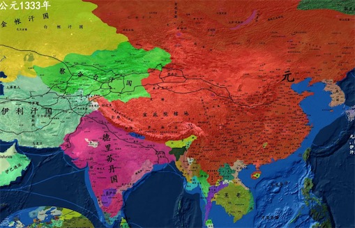 中國(guó)疆域最大的王朝 元朝總面積超過(guò)1200萬(wàn)平方千米