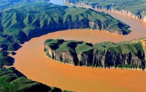 世界最高的懸河 黃河流經(jīng)開(kāi)封的一段高出開(kāi)封市7—8米
