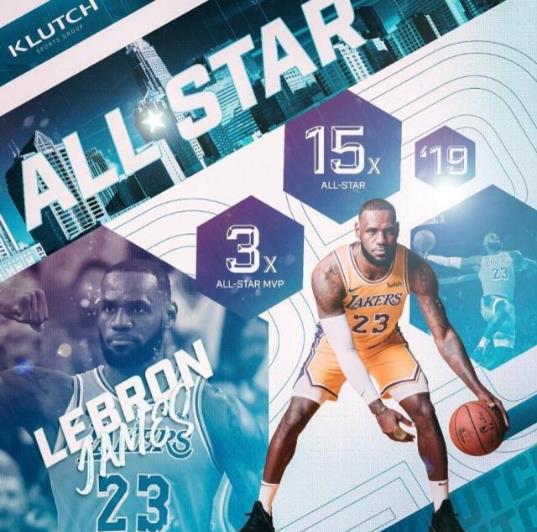 詹姆斯當(dāng)選2019年NBA全明星票王 4620809票!再創(chuàng)三大歷史記錄