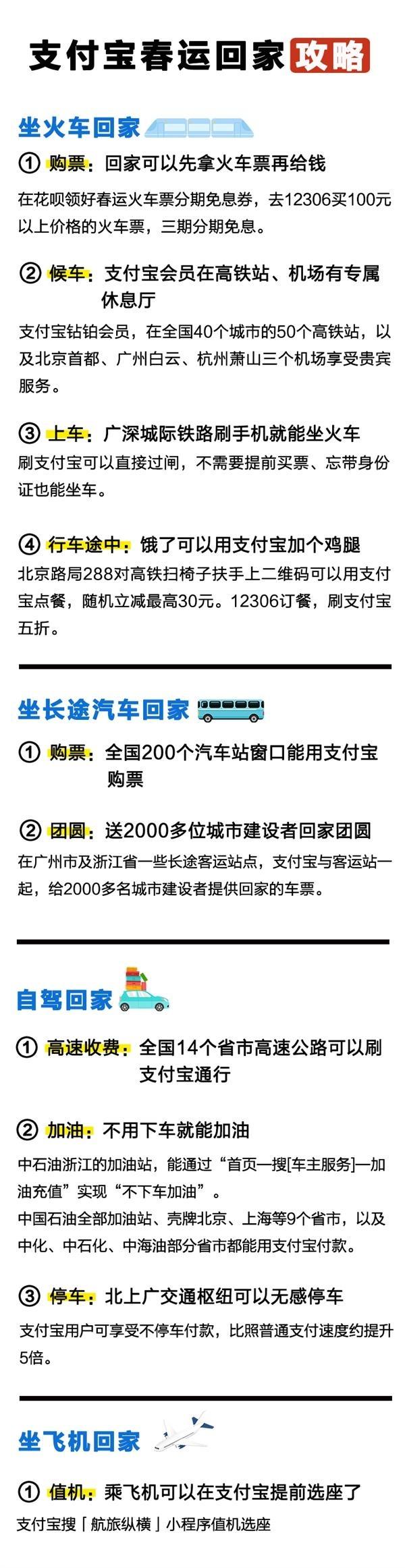 全國首例:廣深鐵路刷支付寶直接坐火車 附支付寶春運(yùn)回家攻略