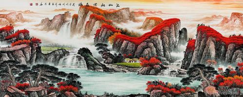 辦公室掛什么畫寓意好,在這六款里選就夠了!