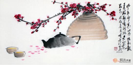 當(dāng)代寫意花鳥畫精品推薦,詩人畫家鄭曉京作品
