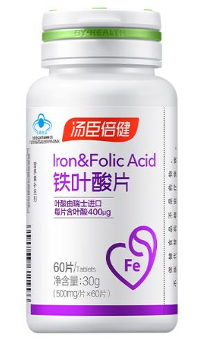 湯臣倍健鐵葉酸片,同時補充孕期所需鐵和葉酸營養(yǎng)