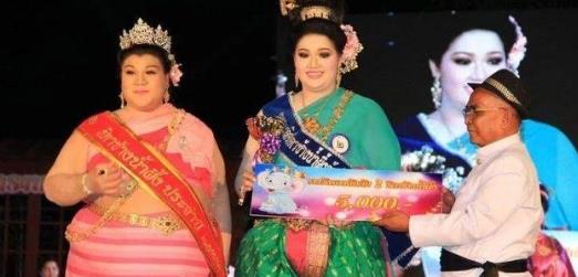 泰國首次變性人“大象小姐”選美比賽排行榜 ,256斤“佳麗”摘冠