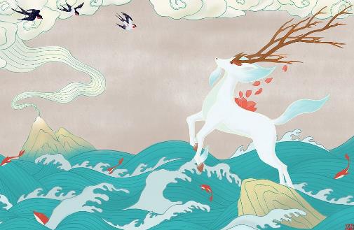 山海經(jīng)中的十大奇葩靈獸排行榜,訛獸是吃了它的肉就不會(huì)說真話