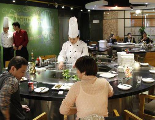 長春歐亞商都十樓美食,春餅的味道很美味,壹品大廚公開透明