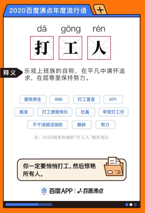 2020百度沸點(diǎn)年度流行語,“集美”、“一起爬山嗎”成為大眾口頭禪