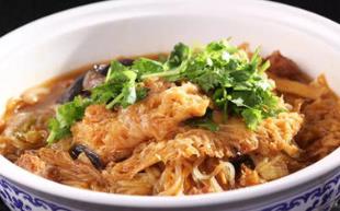 冀菜菜肴 總督豆腐是以蝦籽和干貝等海鮮為材料