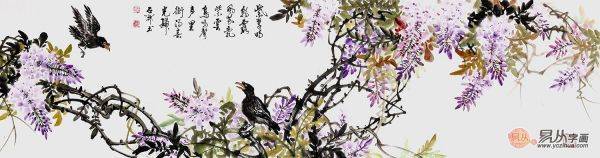 臥室裝飾掛什么畫好,名家手繪花鳥畫,收藏太美了