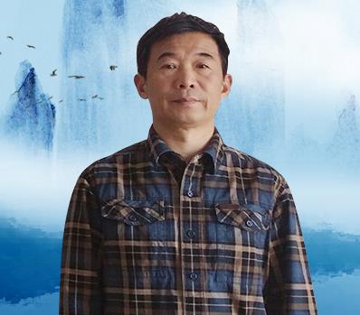 觀賞畫家蔣偉的畫:筆法流暢自然,蒼勁有力,灑脫秀雅