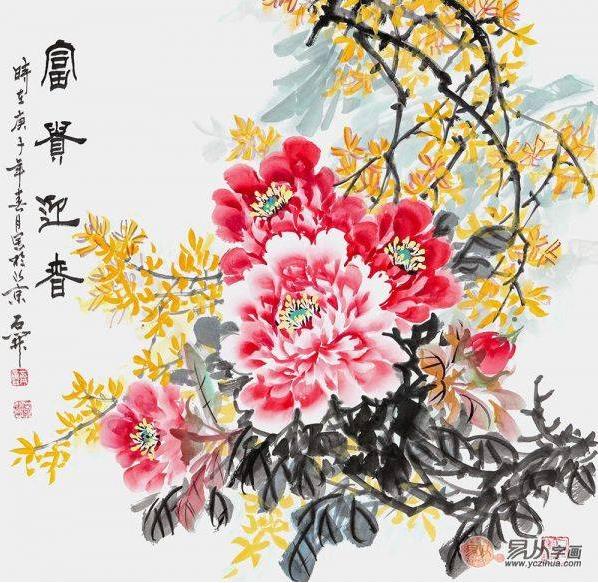 餐廳裝飾什么畫(huà)好,好看寓意又好的手繪花鳥(niǎo)畫(huà)