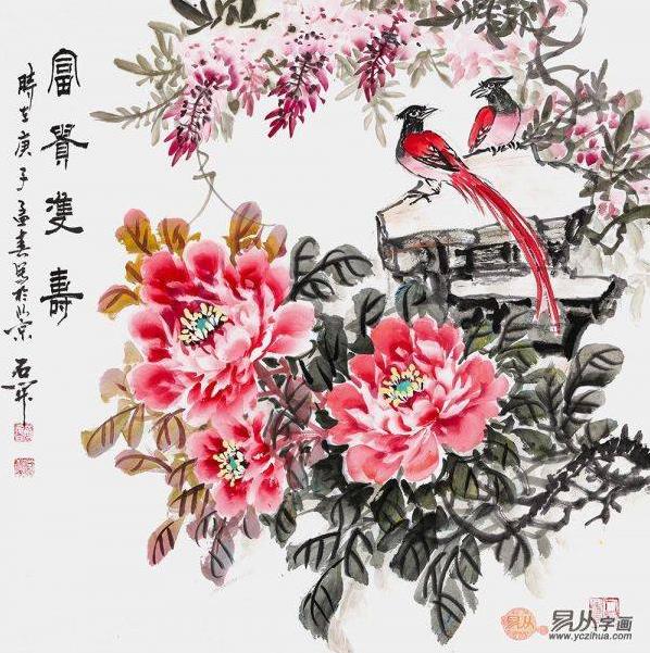 餐廳裝飾什么畫(huà)好,好看寓意又好的手繪花鳥(niǎo)畫(huà)