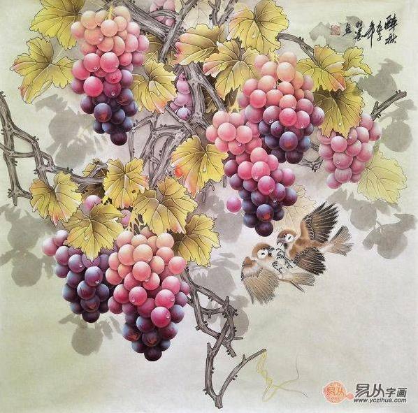 餐廳裝飾什么畫(huà)好,好看寓意又好的手繪花鳥(niǎo)畫(huà)