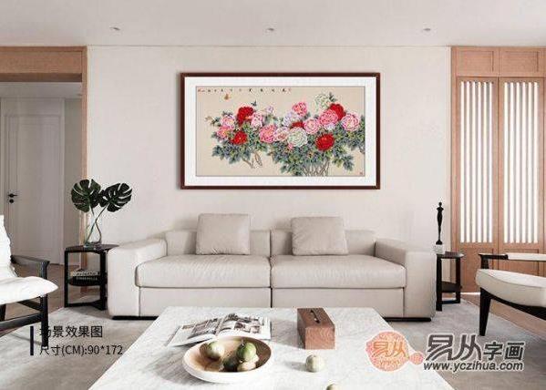 客廳里掛什么畫好,張洪山國畫花鳥畫掛家好看極了