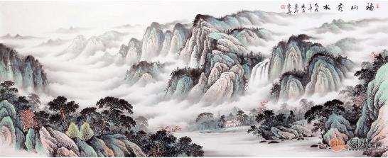 品賞畫家蔣偉山水畫作品:風(fēng)格萬千,又意趣盎然
