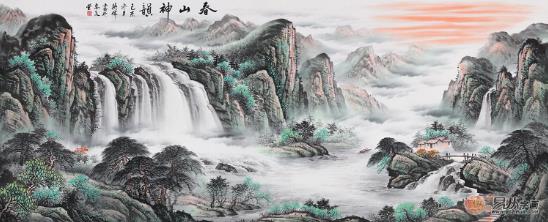 品賞畫家蔣偉山水畫作品:風(fēng)格萬千,又意趣盎然